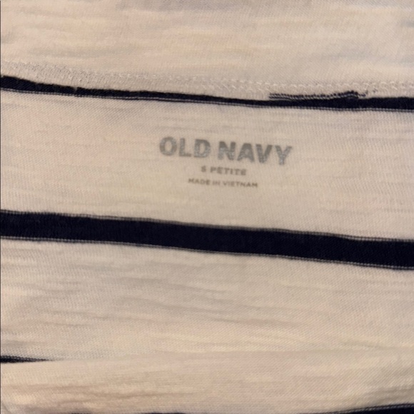 Old Navy Black and White Striped Top - Picture 3 of 6